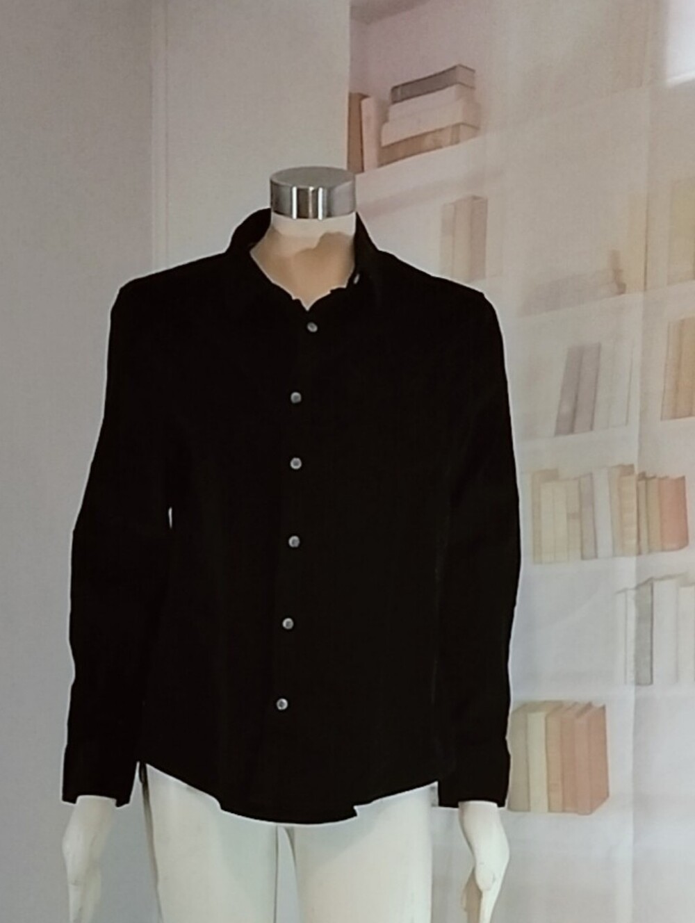 Jachs Girlfriend Black Button-Down Shirt - Picture 1 of 5